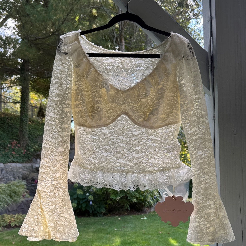 Lacemade Cream Lace Blouse